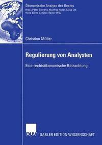 bokomslag Regulierung von Analysten