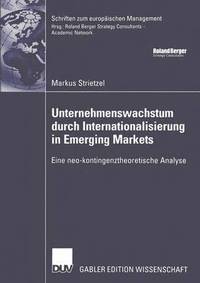 bokomslag Unternehmenswachstum durch Internationalisierung in Emerging Markets