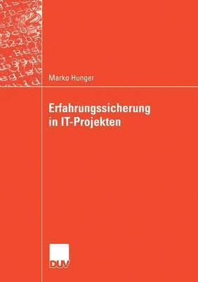 bokomslag Erfahrungssicherung in IT-Projekten