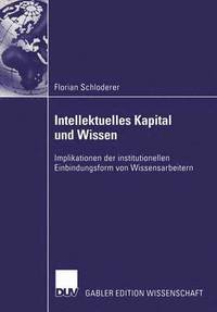 bokomslag Intellektuelles Kapital und Wissen