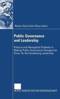 bokomslag Public Governance and Leadership