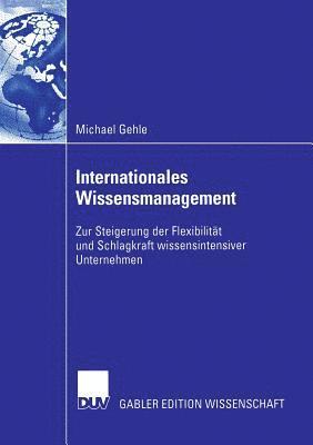 bokomslag Internationales Wissensmanagement