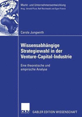 bokomslag Wissensabhangige Strategiewahl in der Venture-Capital-Industrie