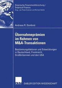 bokomslag Übernahmeprämien im Rahmen von M&A-Transaktionen