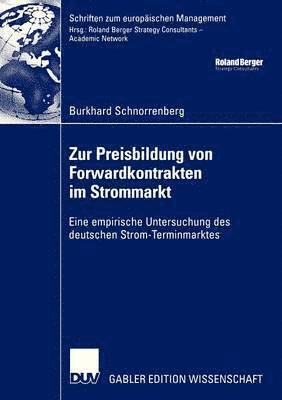 bokomslag Zur Preisbildung von Forwardkontrakten im Strommarkt