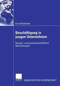 bokomslag Beschäftigung in Jungen Unternehmen: Gesamt- Und Einzelwirtschaftliche Betrachtungen
