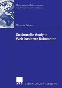 bokomslag Strukturelle Analyse Web-basierter Dokumente
