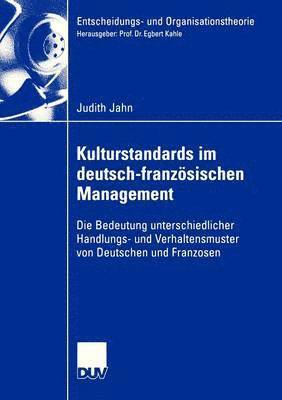 bokomslag Kulturstandards im deutsch-französischen Management