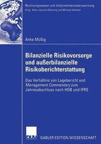 bokomslag Bilanzielle Risikovorsorge und außerbilanzielle Risikoberichterstattung