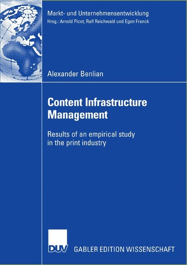 Alexander Benlian - Content Infrastructure Management, Häftad