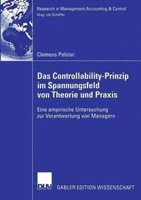 bokomslag Das Controllability-Prinzip im Spannungsfeld von Theorie und Praxis