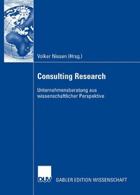 bokomslag Consulting Research