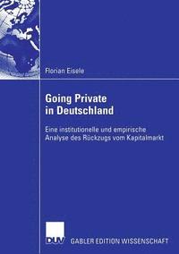 bokomslag Going Private in Deutschland