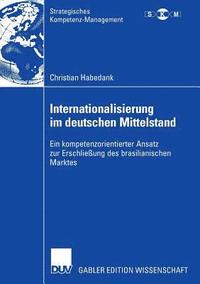 bokomslag Internationalisierung im deutschen Mittelstand