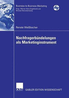 bokomslag Nachfragerbündelungen als Marketinginstrument