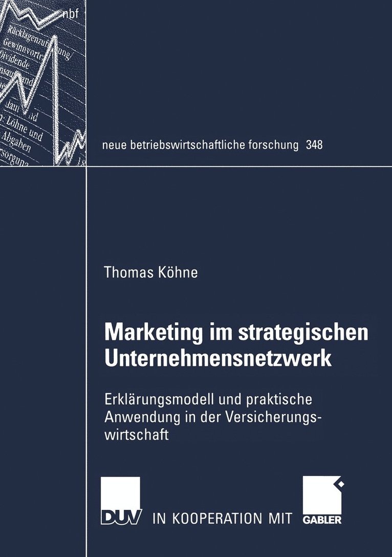 Marketing im strategischen Unternehmensnetzwerk 1