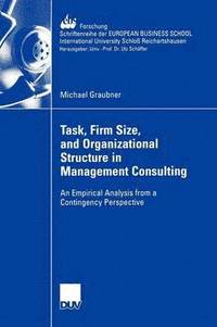 bokomslag Task, Firm Size, and 0rganizational Structure in Management Consulting