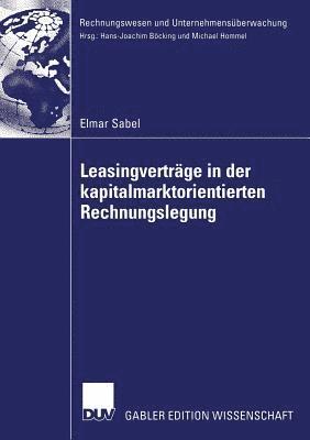 bokomslag Leasingvertrage in der kapitalmarktorientierten Rechnungslegung