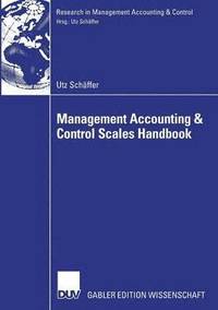 bokomslag Management Accounting & Control Scales Handbook