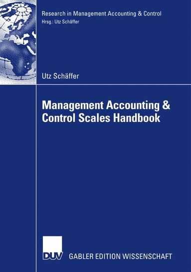 Utz Schäffer - Management Accounting & Control Scales Handbook, Häftad