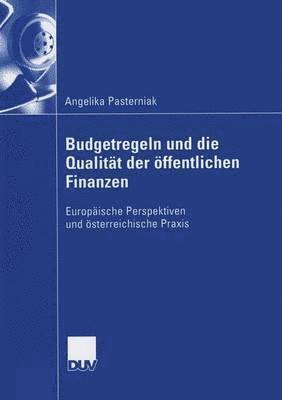 bokomslag Budgetregeln und die Qualitat der oeffentlichen Finanzen