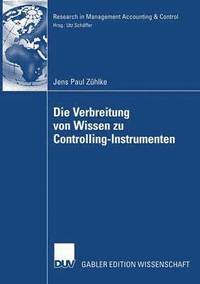 bokomslag Die Verbreitung von Wissen zu Controlling-Instrumenten