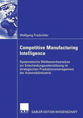 bokomslag Competitive Manufacturing Intelligence