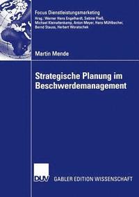 bokomslag Strategische Planung im Beschwerdemanagement