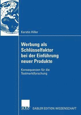bokomslag Werbung als Schlüsselfaktor bei der Einführung neuer Produkte