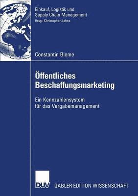Constantin Blome - Öffentliches Beschaffungsmarketing, Häftad