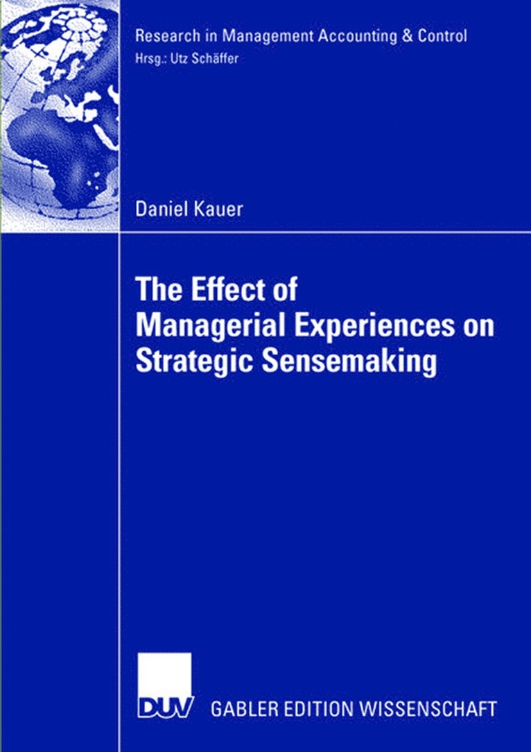 Daniel Kauer - Effect of Managerial Experiences on Strategic Sensemaking, Häftad