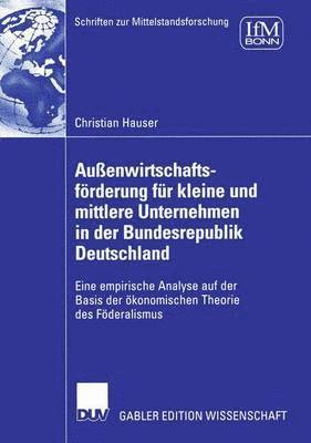bokomslag Außenwirtschaftsförderung für kleine und mittlere Unternehmen in der Bundesrepublik Deutschland