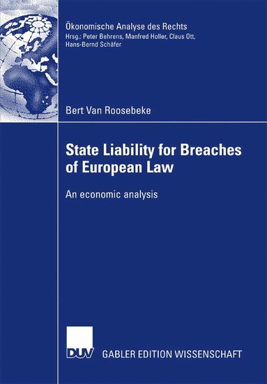 bokomslag State Liability for Breaches of European Law