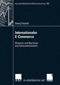 bokomslag Internationaler E-Commerce: Chancen Und Barrieren Aus Konsumentensicht