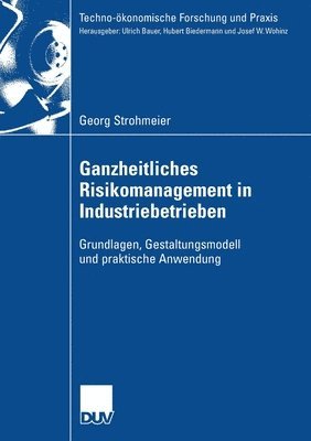 bokomslag Ganzheitliches Risikomanagement in Industriebetrieben