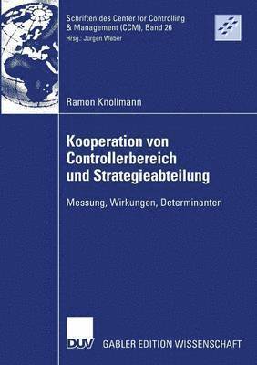 bokomslag Kooperation von Controllerbereich und Strategieabteilung