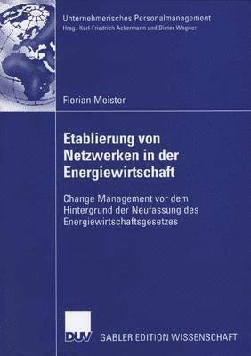 bokomslag Etablierung Von Netzwerken in Der Energiewirtschaft: Change Management VOR Dem Hintergrund Der Neufassung Des Energiewirtschaftsgesetzes