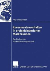 bokomslag Konsumentenverhalten in ereignisinduzierten Markenkrisen