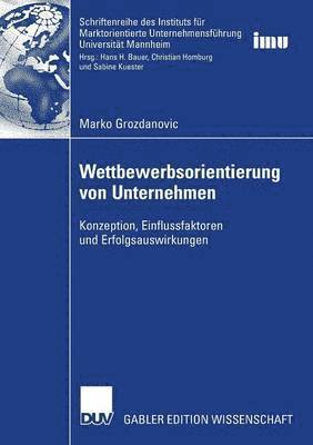 Wettbewerbsorientierung von Unternehmen 1