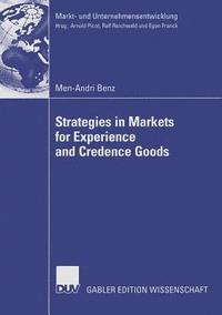 bokomslag Strategies in Markets for Experience and Credence Goods