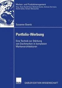 bokomslag Portfolio-Werbung: Eine Technik Zur Stärkung Von Dachmarken in Komplexen Markenarchitekturen