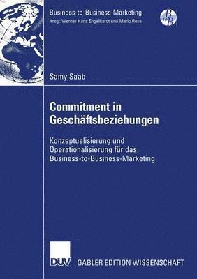 bokomslag Commitment in Geschaftsbeziehungen