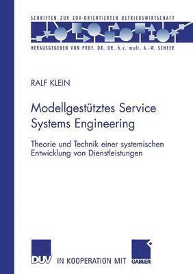 bokomslag Modellgestütztes Service Systems Engineering