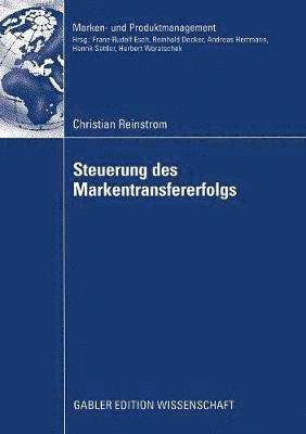 bokomslag Steuerung Des Markentransfererfolgs