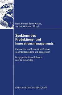 bokomslag Spektrum des Produktions- und Innovationsmanagements