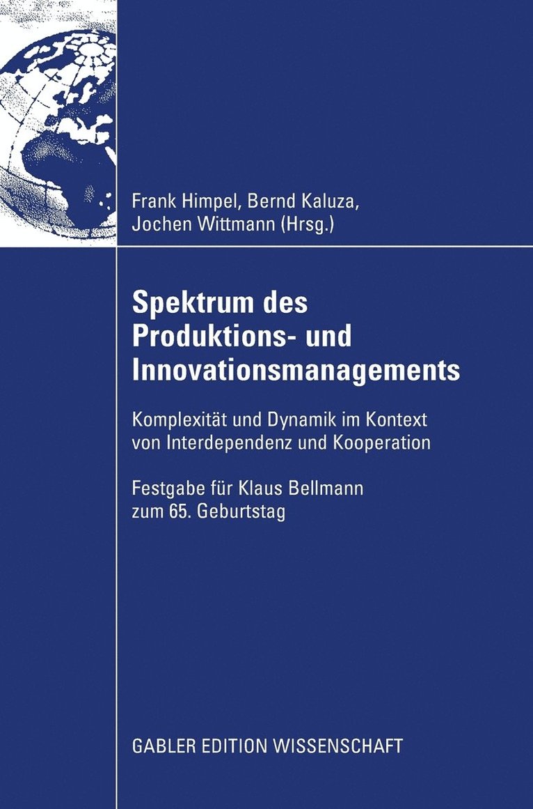 Spektrum des Produktions- und Innovationsmanagements 1