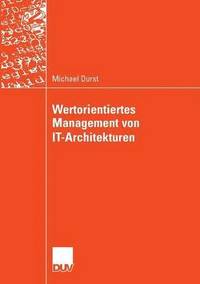 bokomslag Wertorientiertes Management von IT-Architekturen