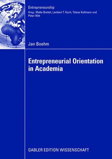 bokomslag Entrepreneurial Orientation in Academia