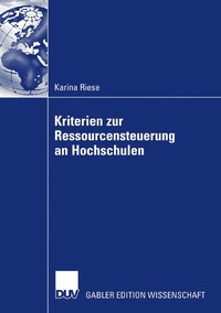 bokomslag Kriterien zur Ressourcensteuerung an Hochschulen