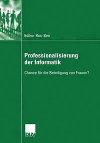 bokomslag Professionalisierung der Informatik